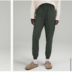 Lululemon Stretch High Rise Jogger *Full Length - Smoked Spruce - Sz 12